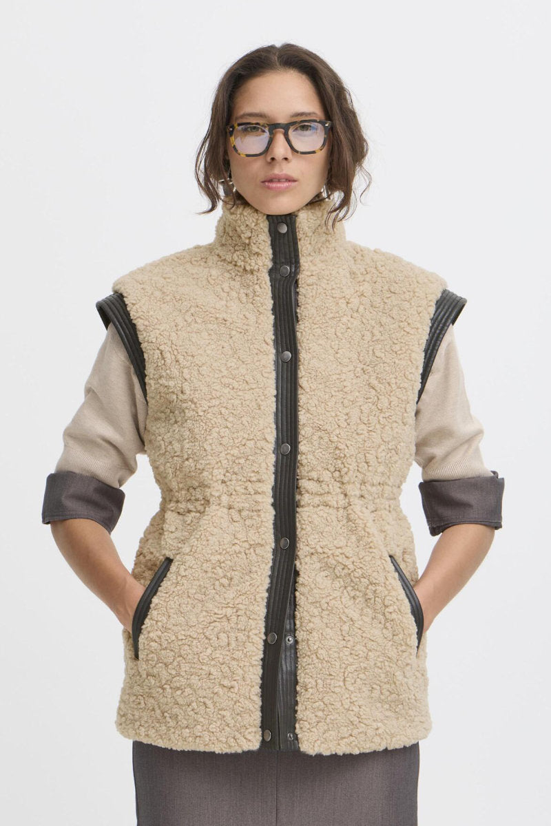 Anamaj gilet, stone