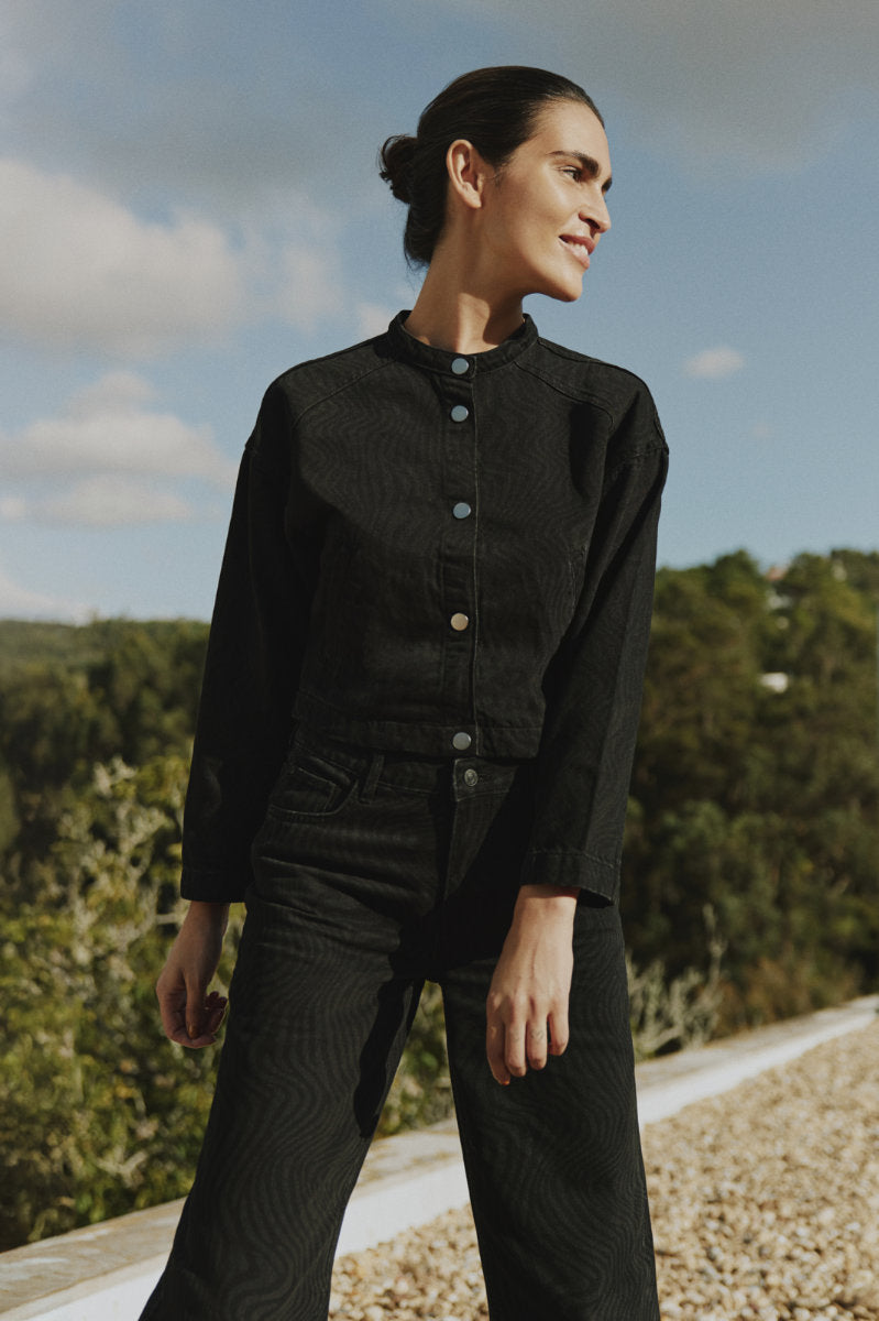 Lyssa jacket, black zebra