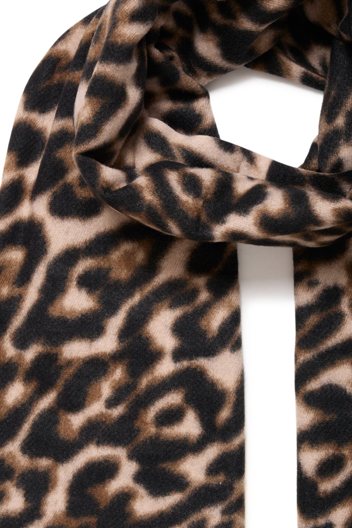 Weopard scarf, brown