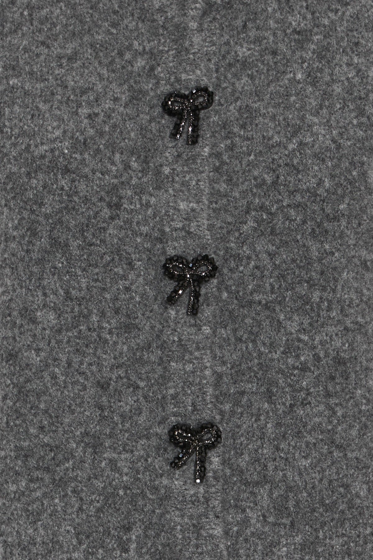 Omea deco cardigan, charcoal