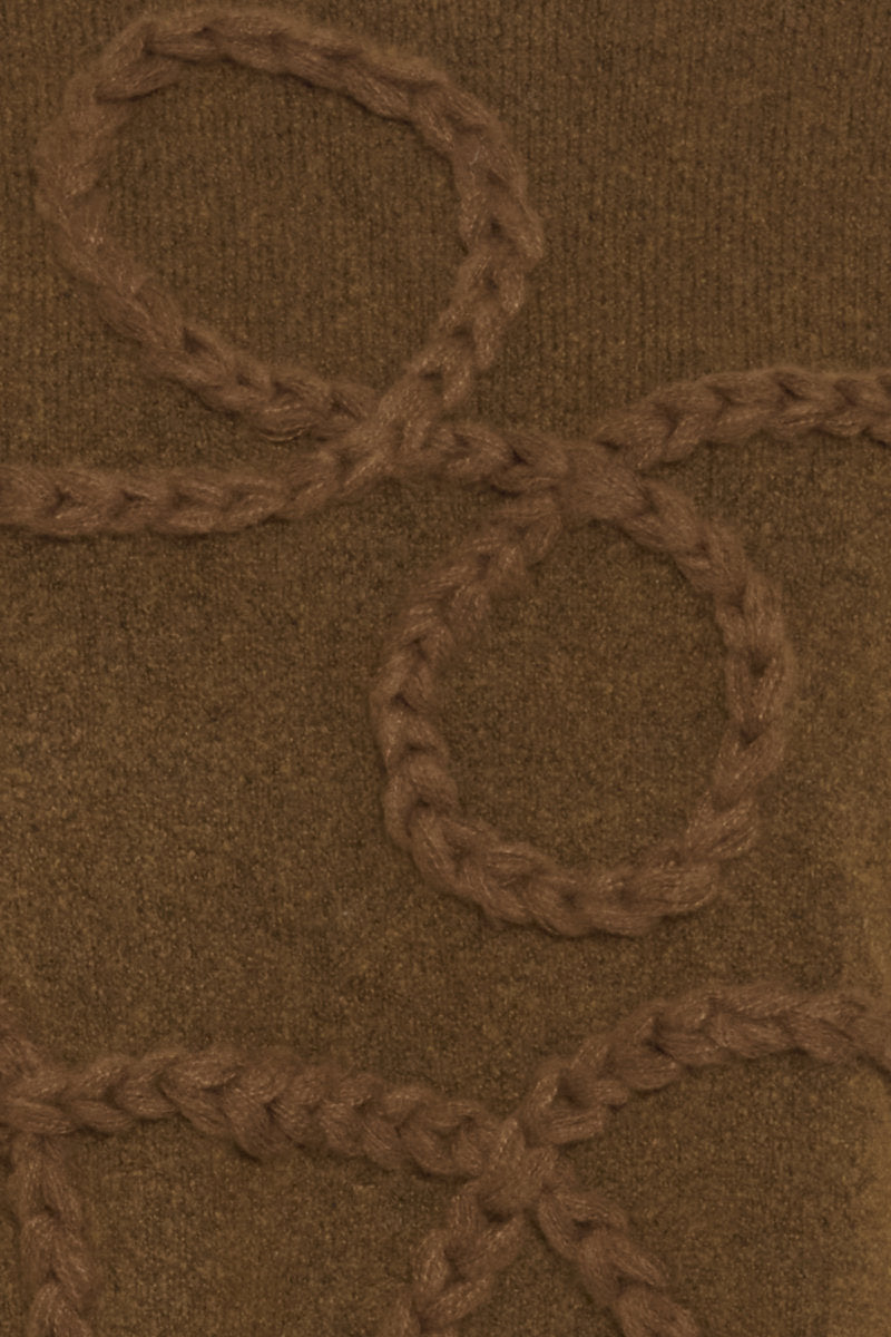 Medi deco jumper, toffee