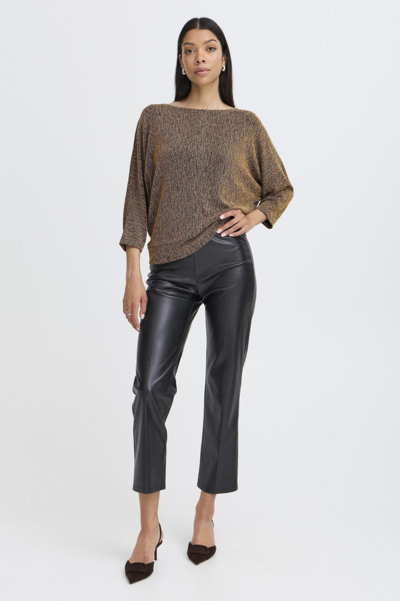 Shiloh batwing top, old gold
