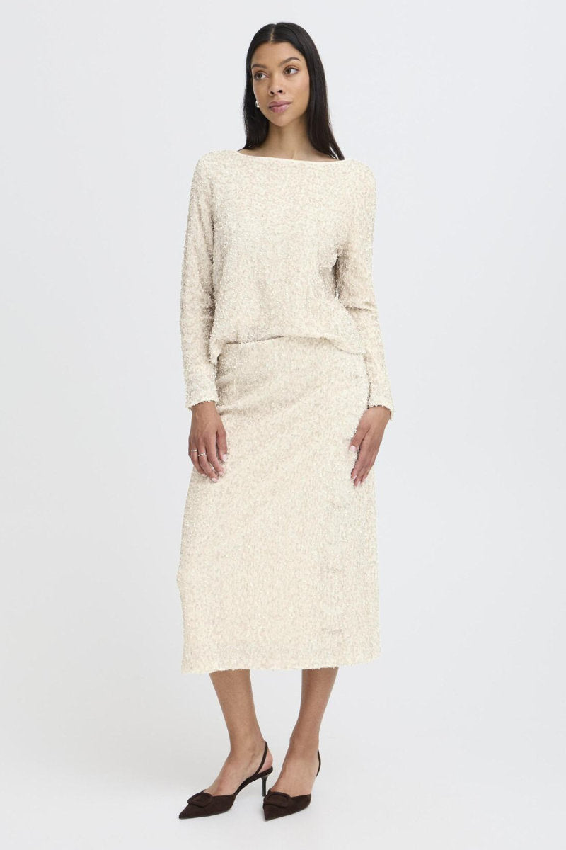 Pary skirt, ivory