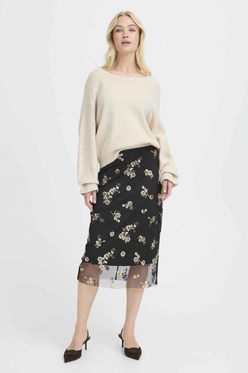 Renaz skirt, black