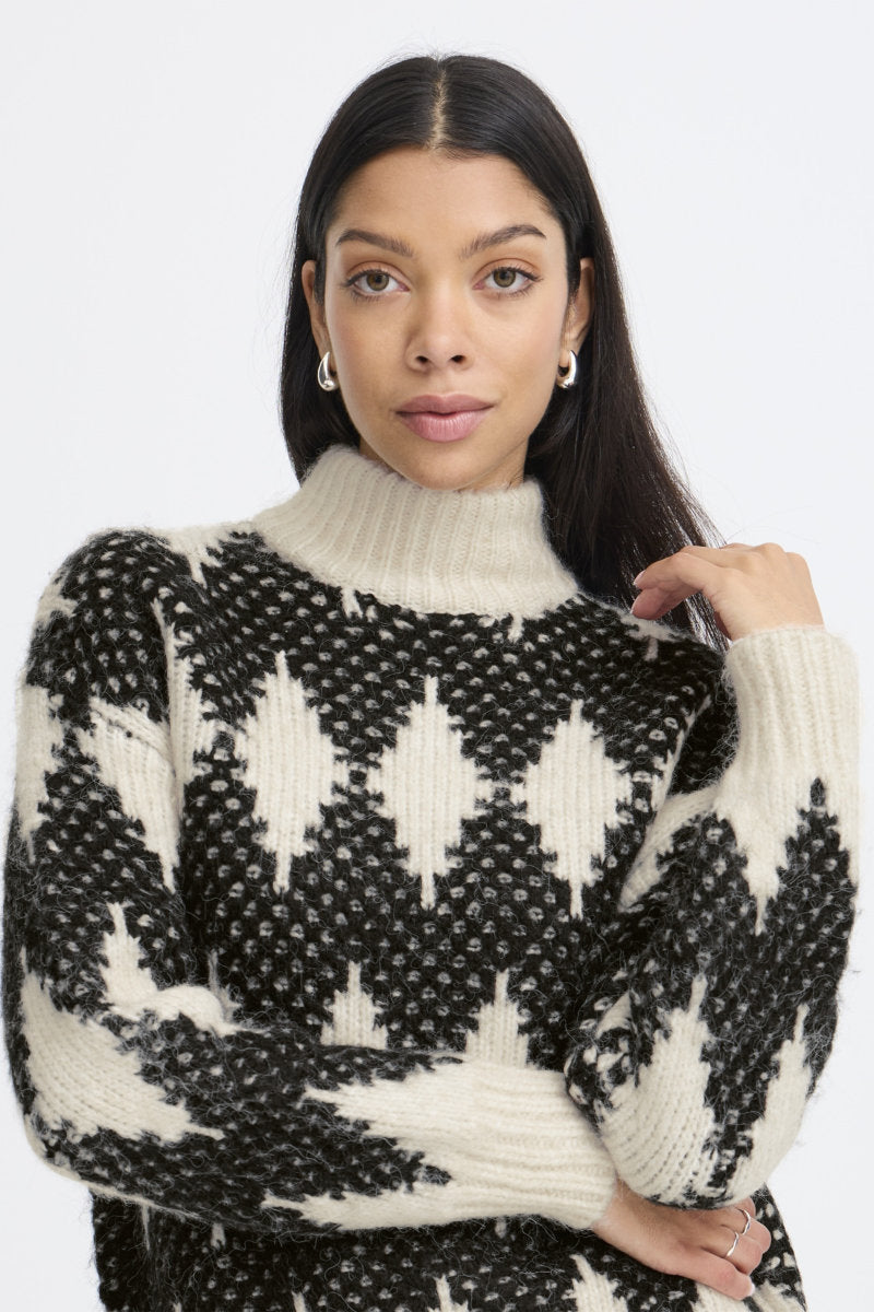 Omhu diamond jumper, birch