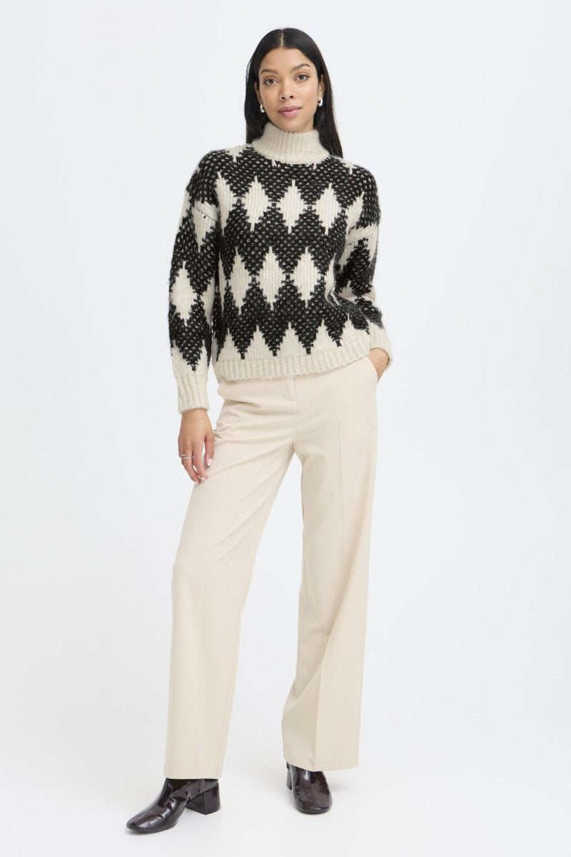 Omhu diamond jumper, birch