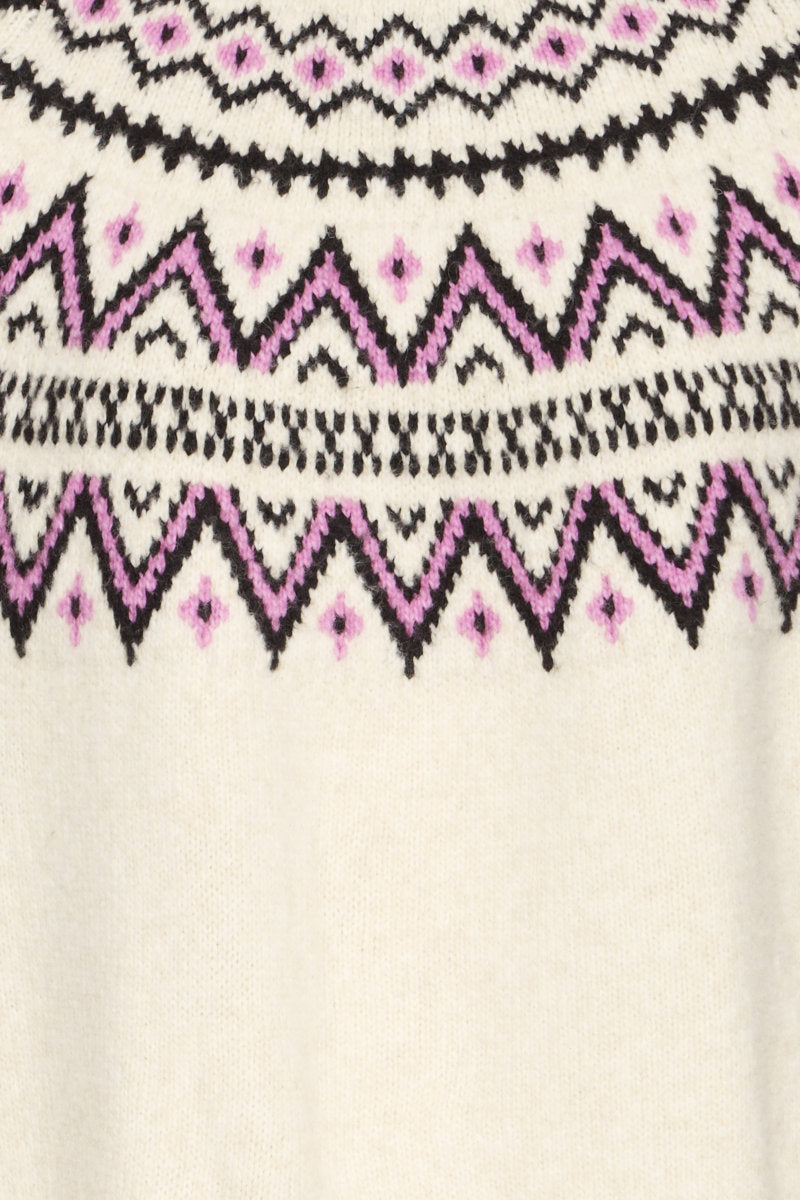 Ohelle jumper, Ivory pink