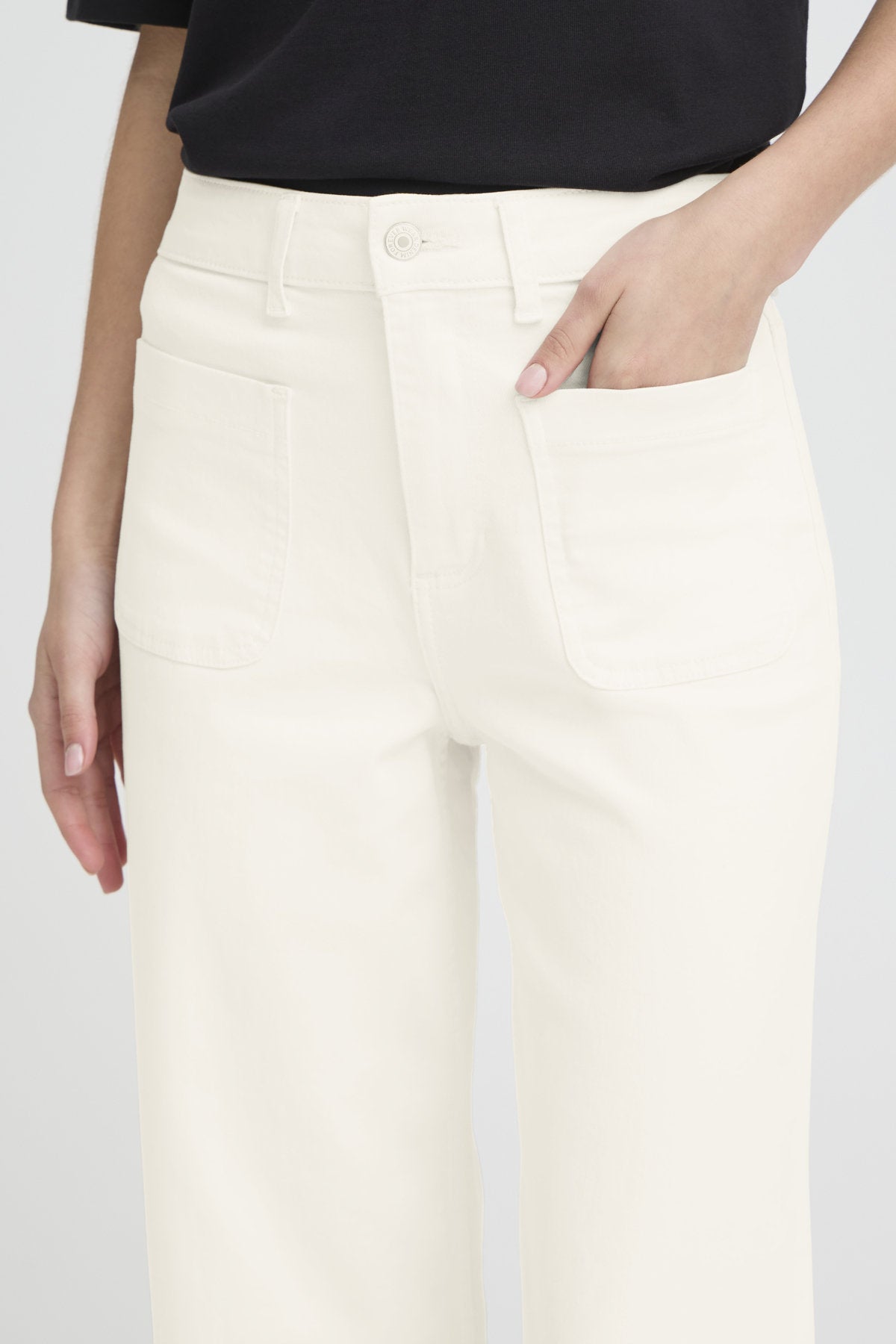 Lydia pocket jeans, soft white