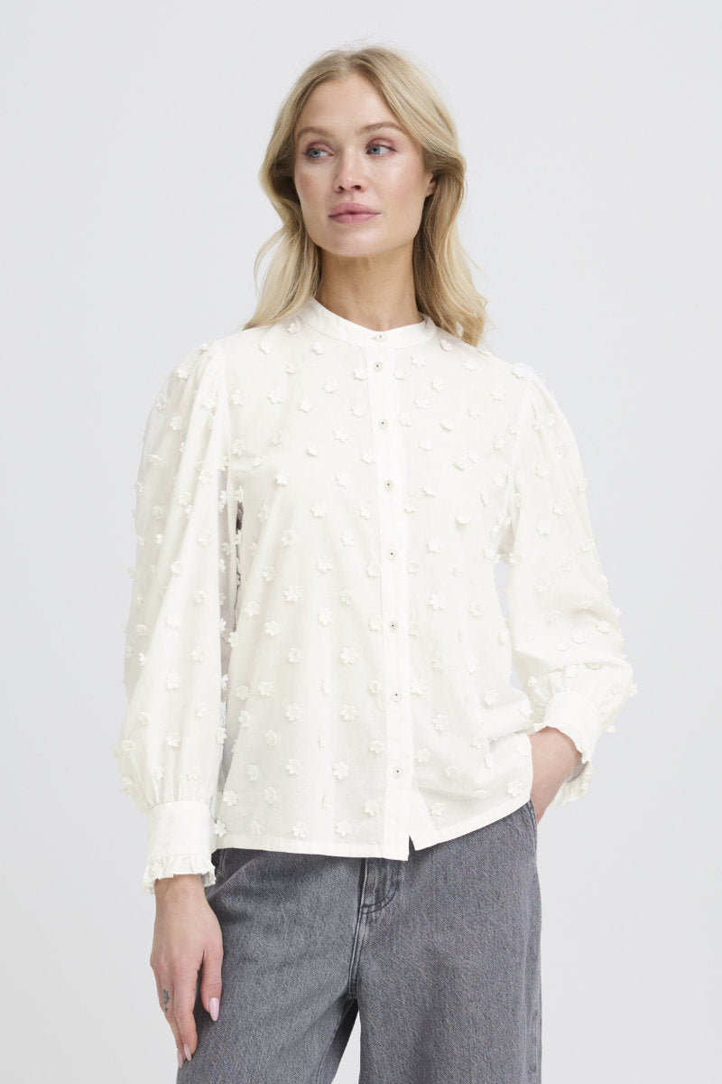 Isabeau shirt, soft white