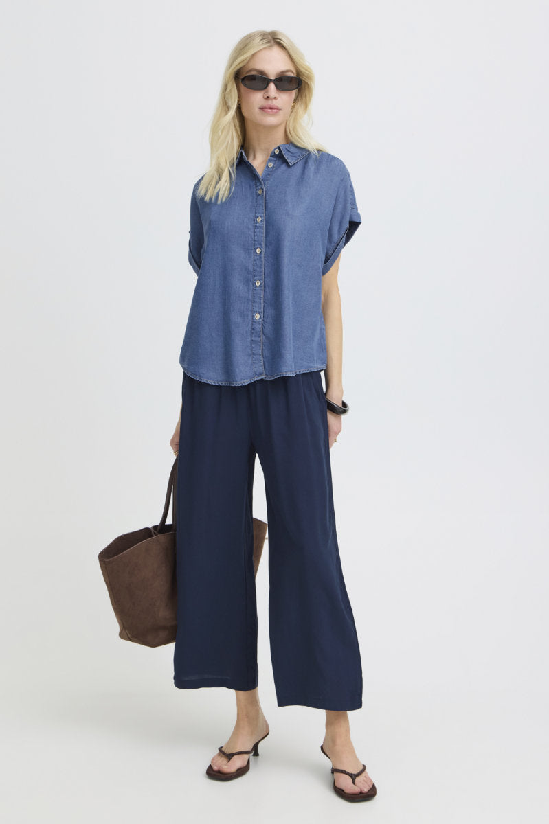 Kosmo shirt, mid blue