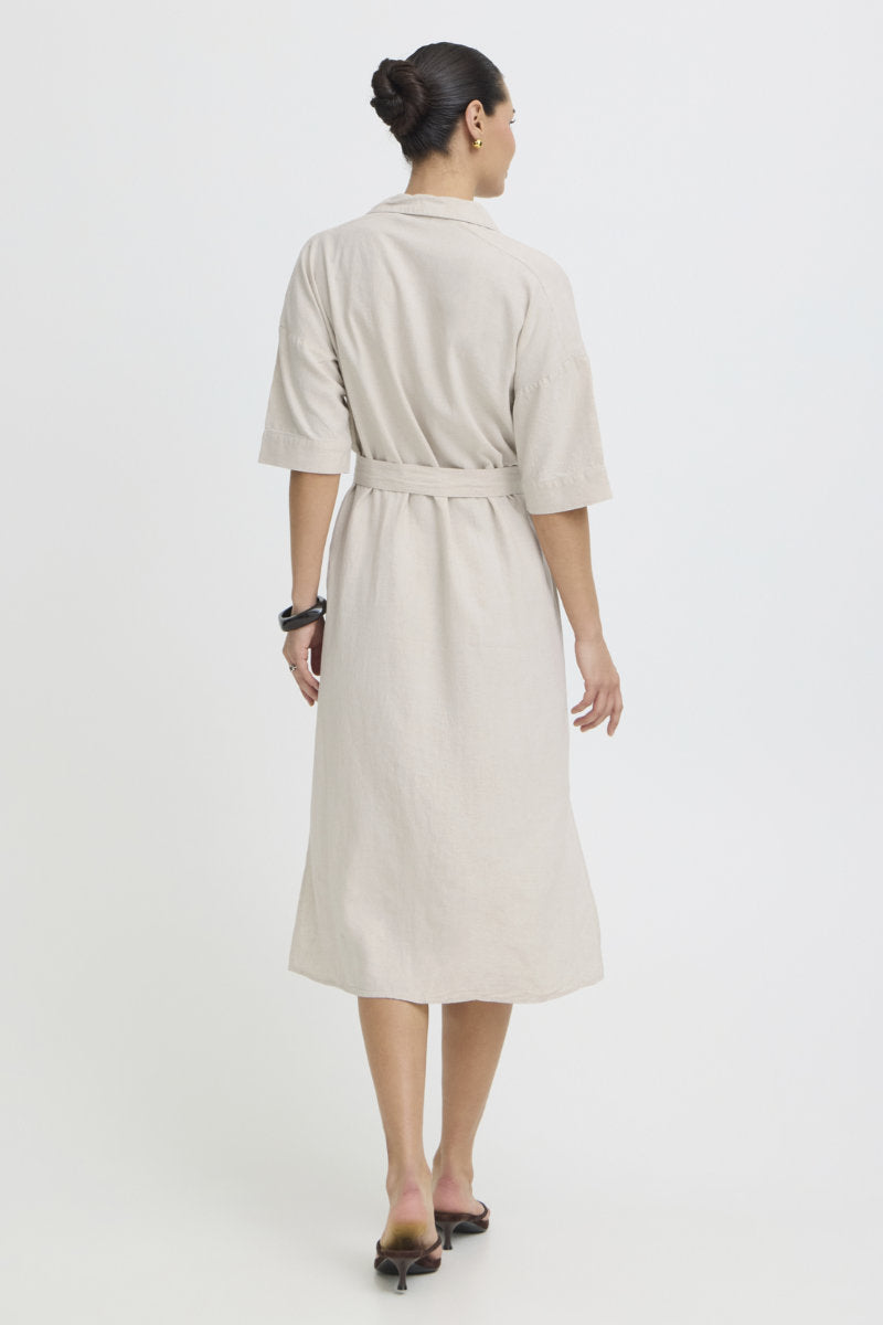 Falakka shirt dress, oatmeal