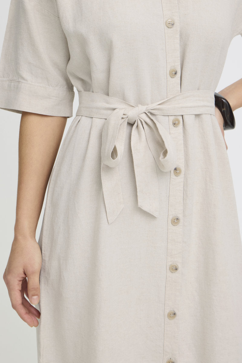 Falakka shirt dress, oatmeal