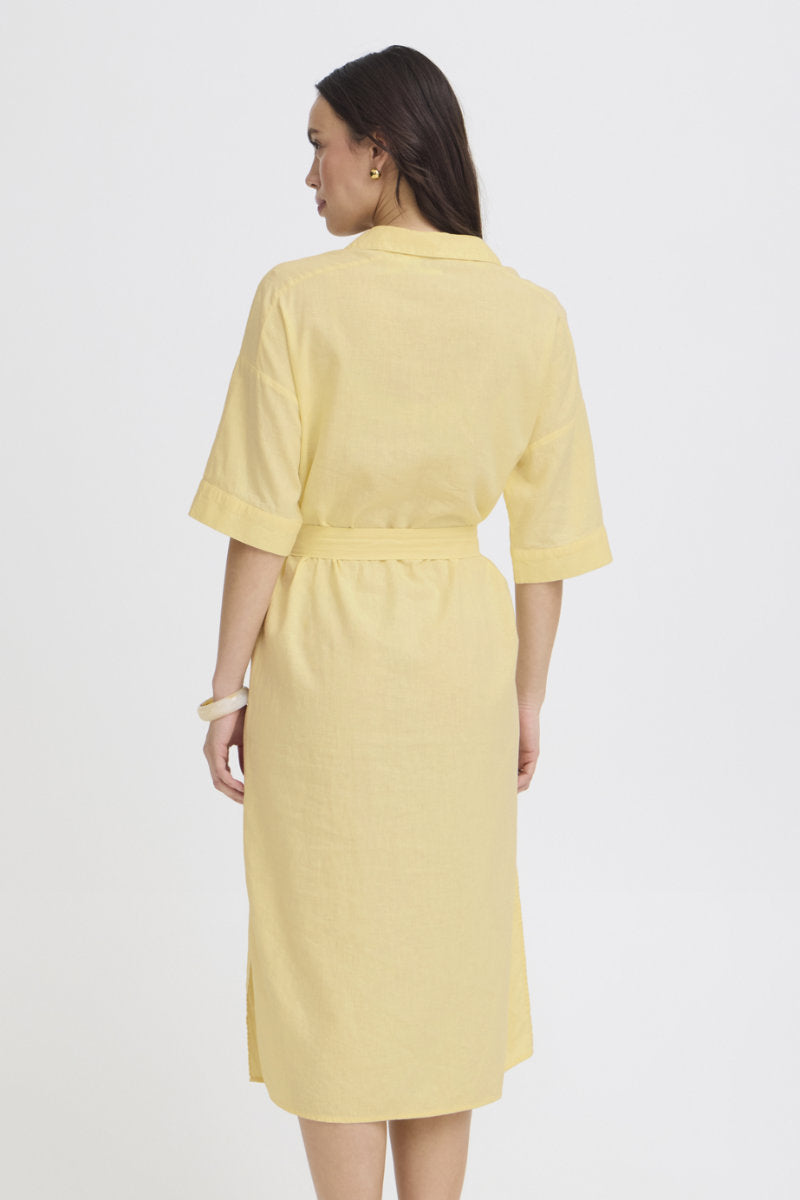 Falakka shirt dress, primrose