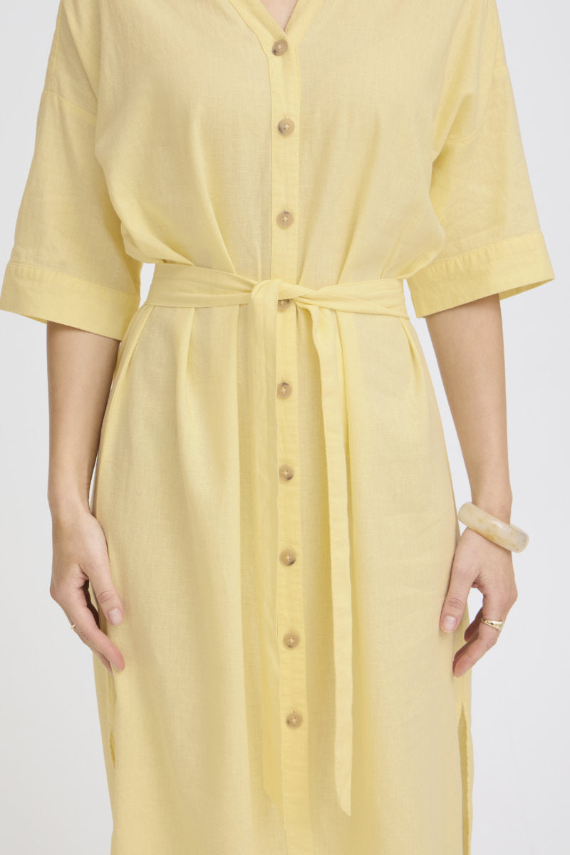 Falakka shirt dress, primrose