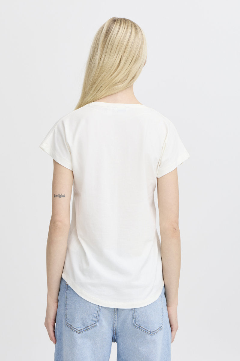 Pamila T shirt, ivory