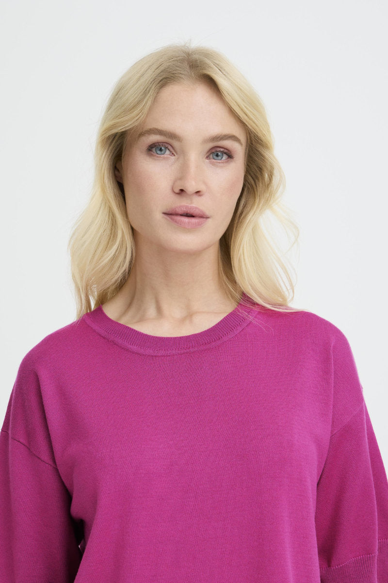 Morla T shirt, fuschia