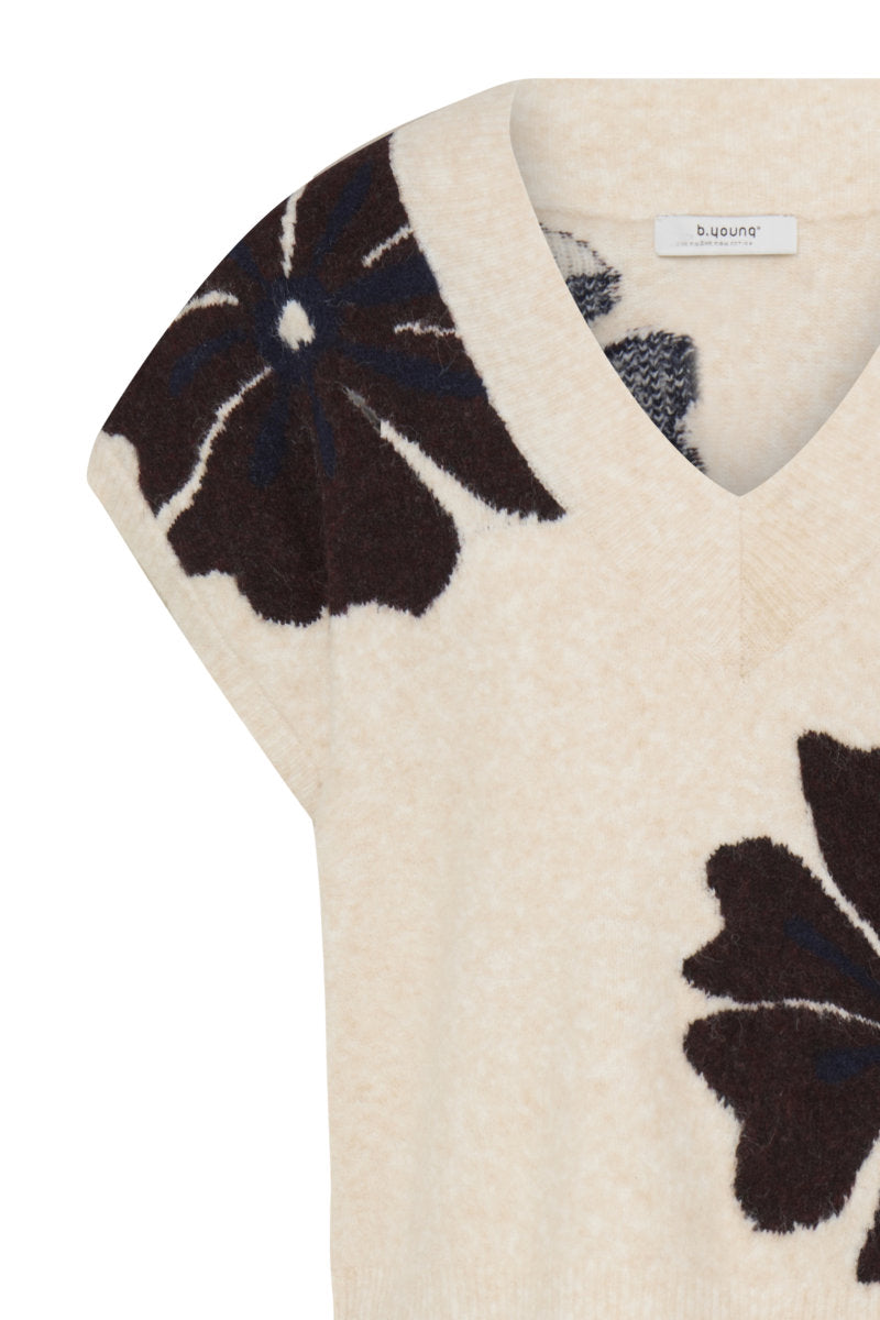Omea flower slipover, stone