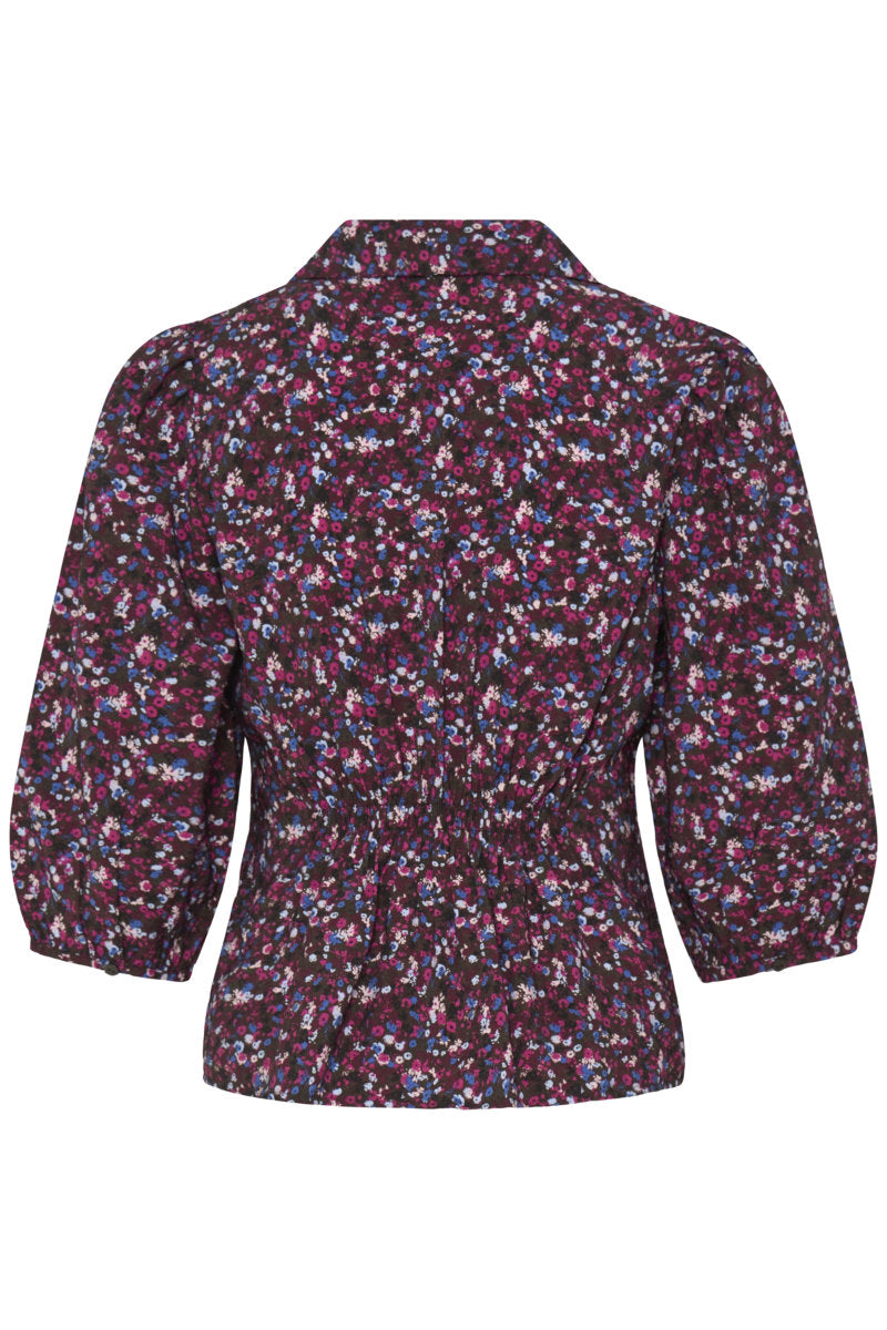 Inari blouse, coffee