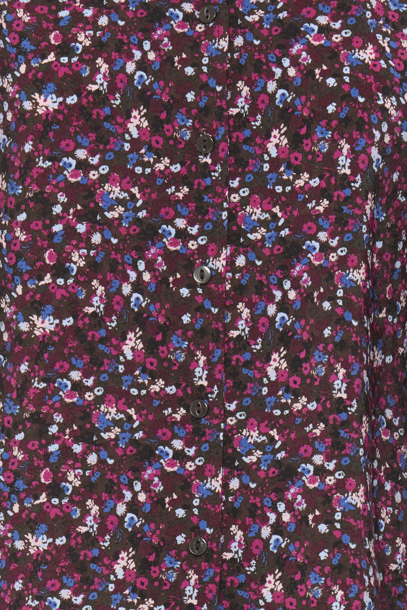 Inari blouse, coffee
