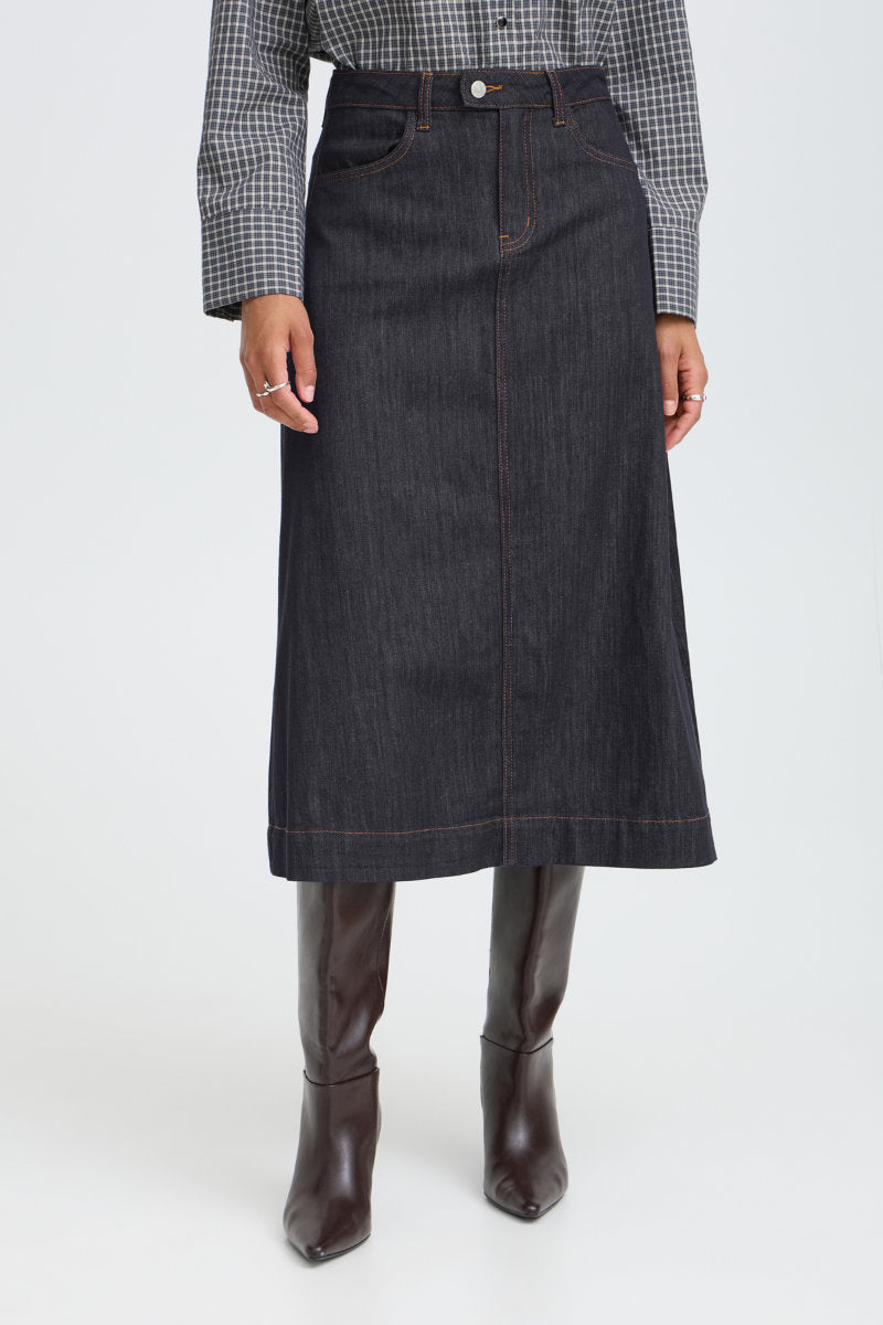 Kanea skirt, indigo