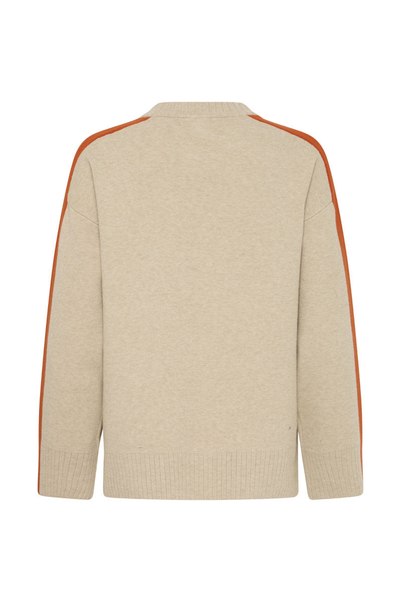 Otari jumper, stone orange