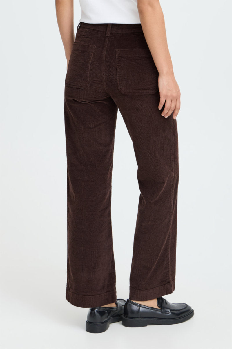 Dasik cord trousers, chocolate