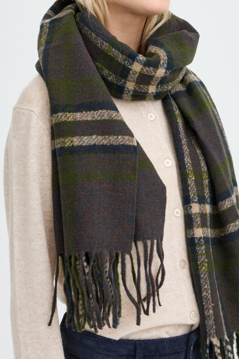 Welch scarf, brown