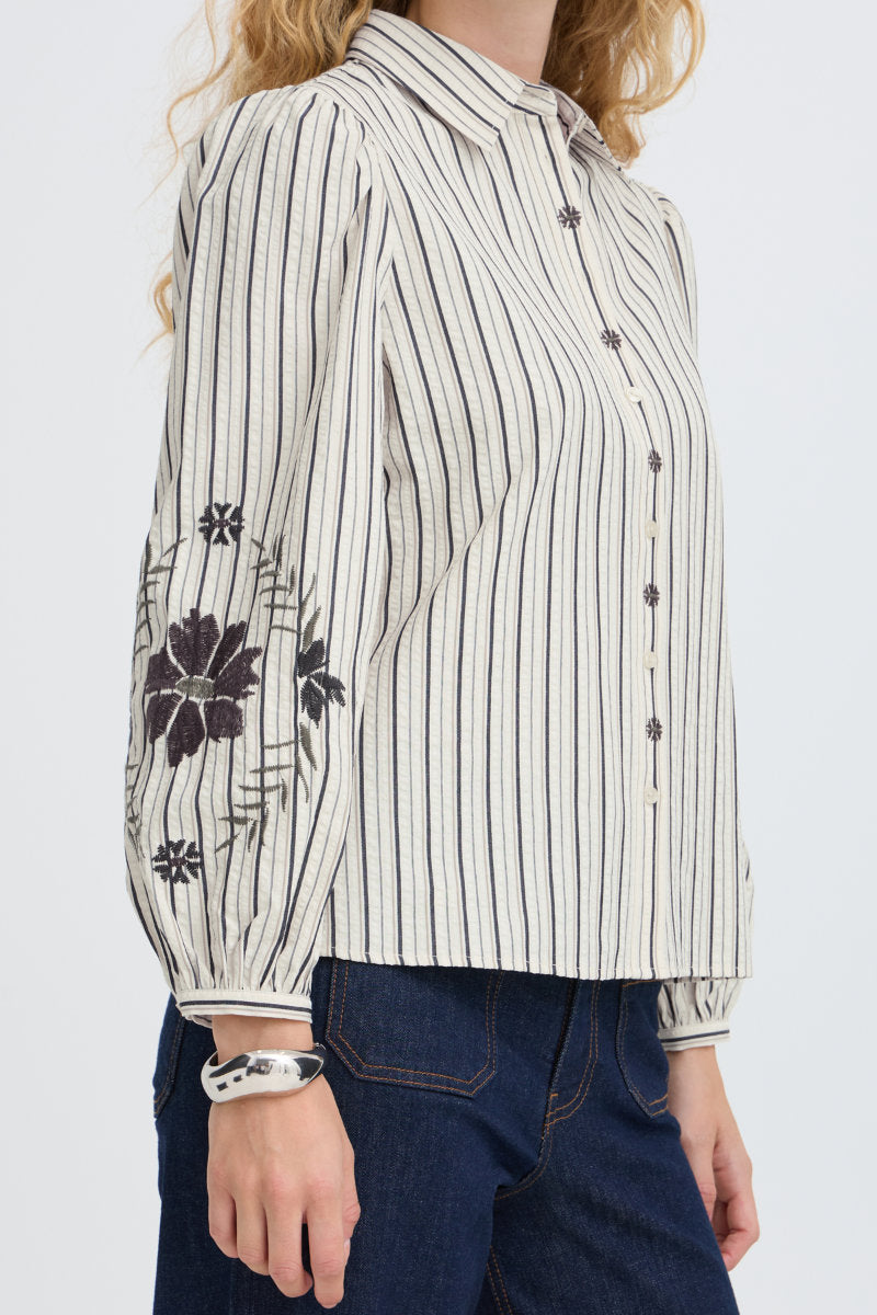 Hippi shirt, cream
