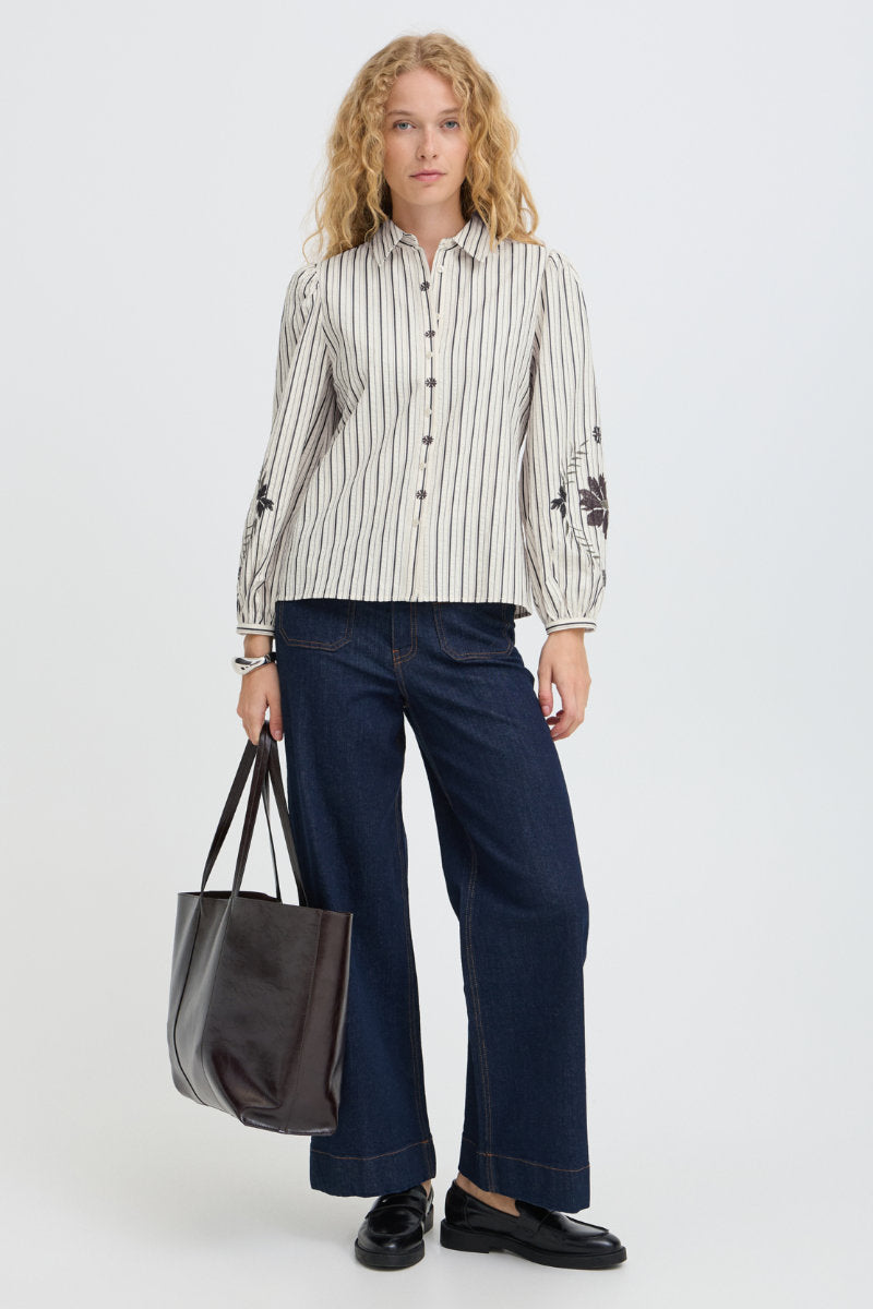 Hippi shirt, cream