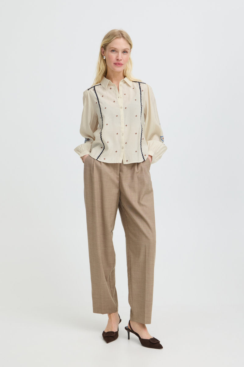 Irisa ric-rac blouse, birch