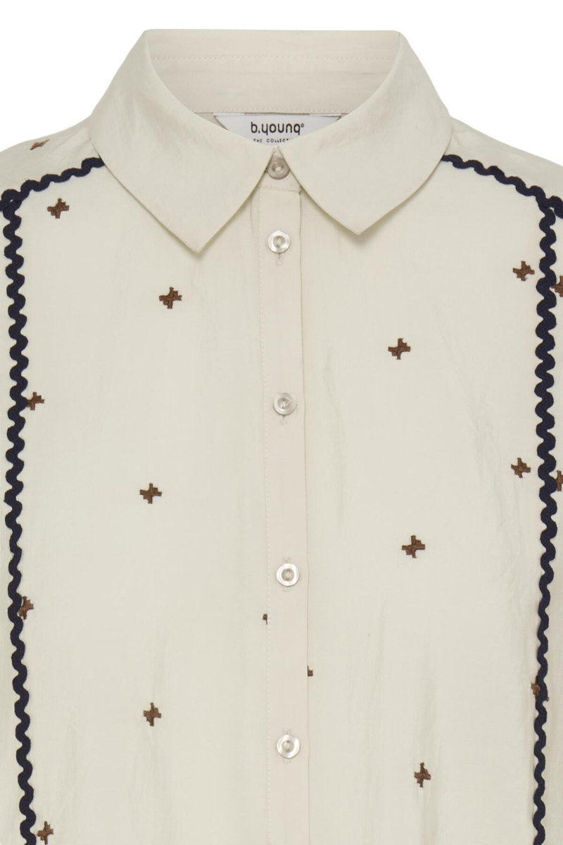 Irisa ric-rac blouse, birch