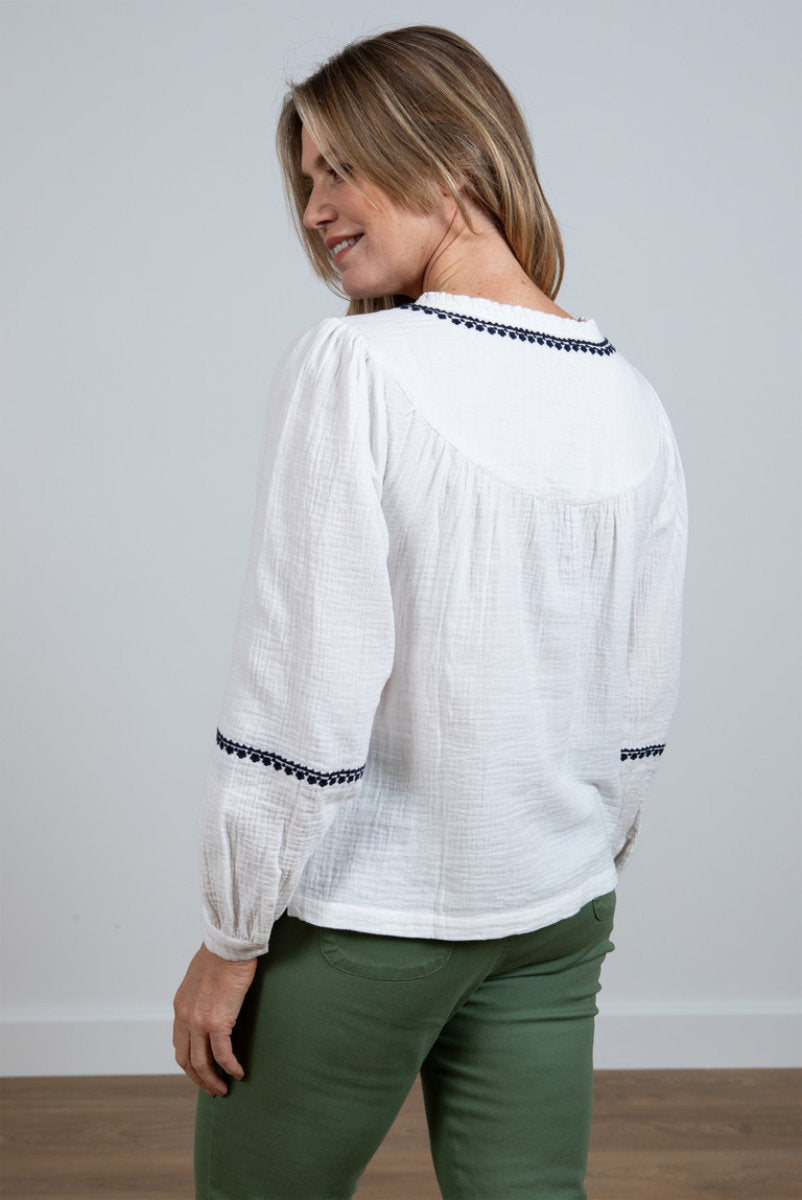 Lori top, white