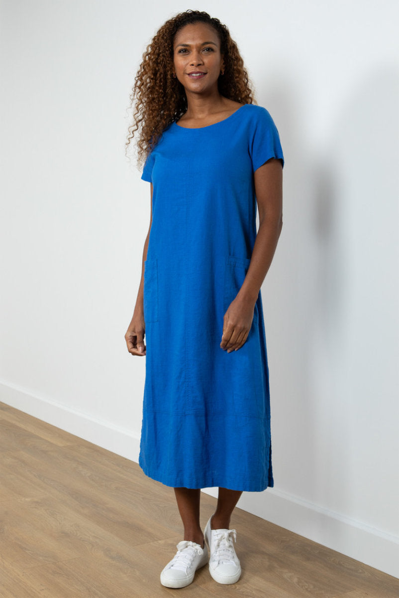 Summer breeze dress, cobalt