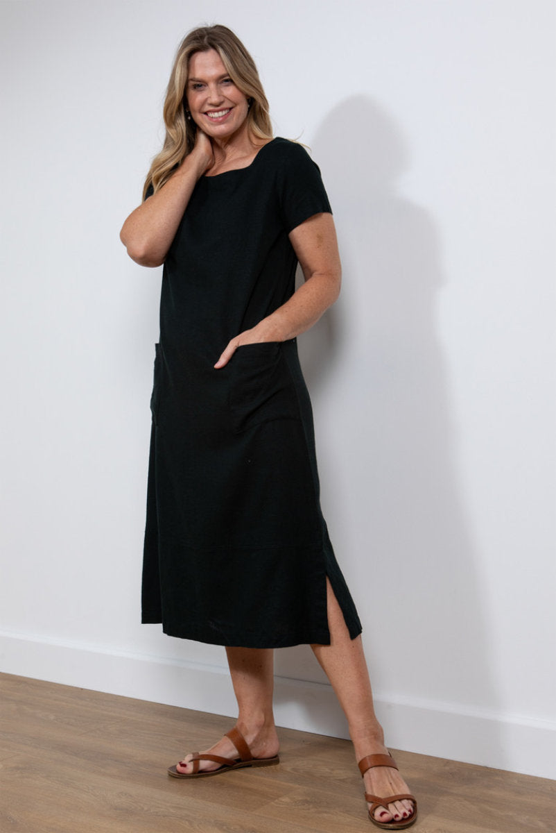 Summer breeze dress, black