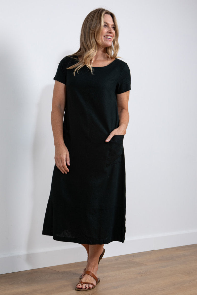 Summer breeze dress, black