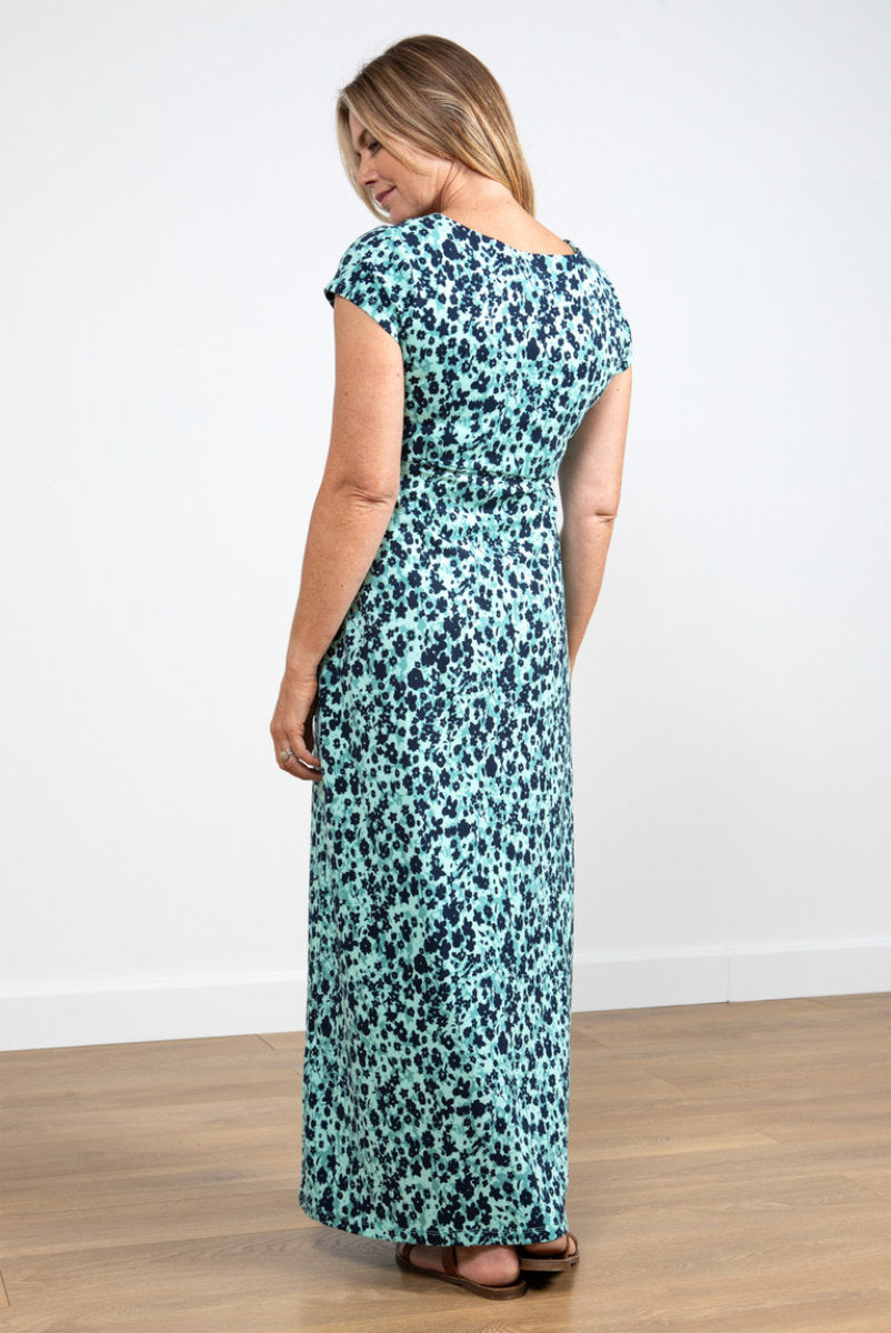 Penelope maxi dress, sea green