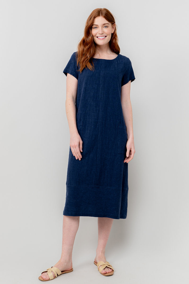 Summer breeze dress, navy