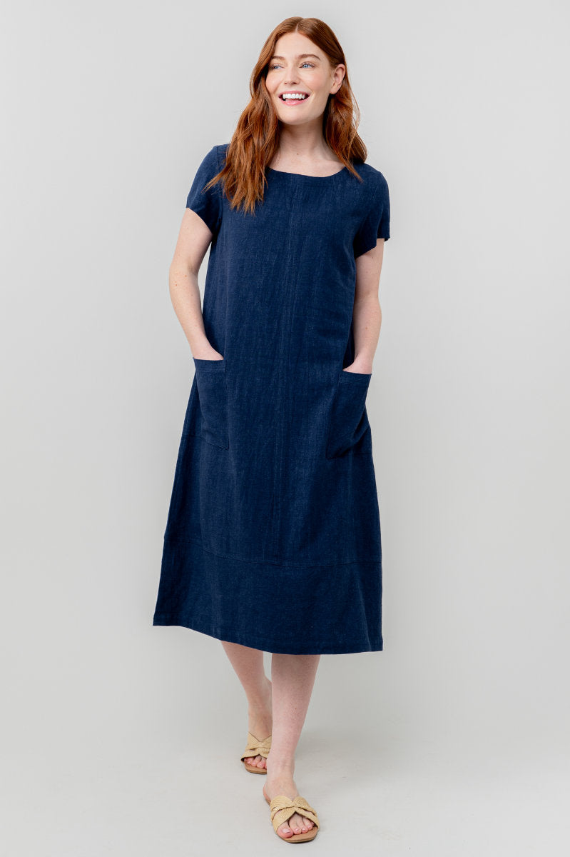 Summer breeze dress, navy