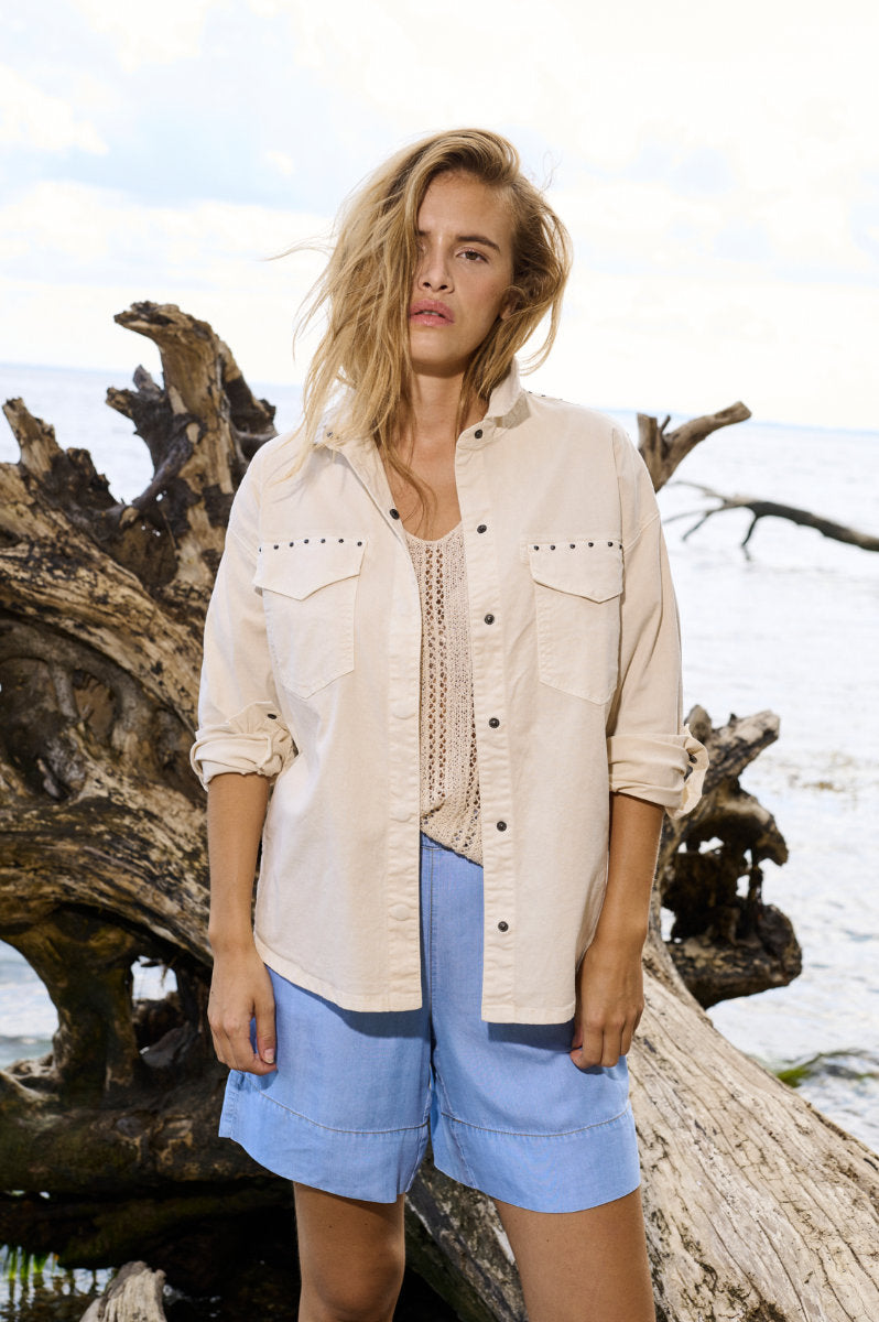 Gaja shorts, light denim