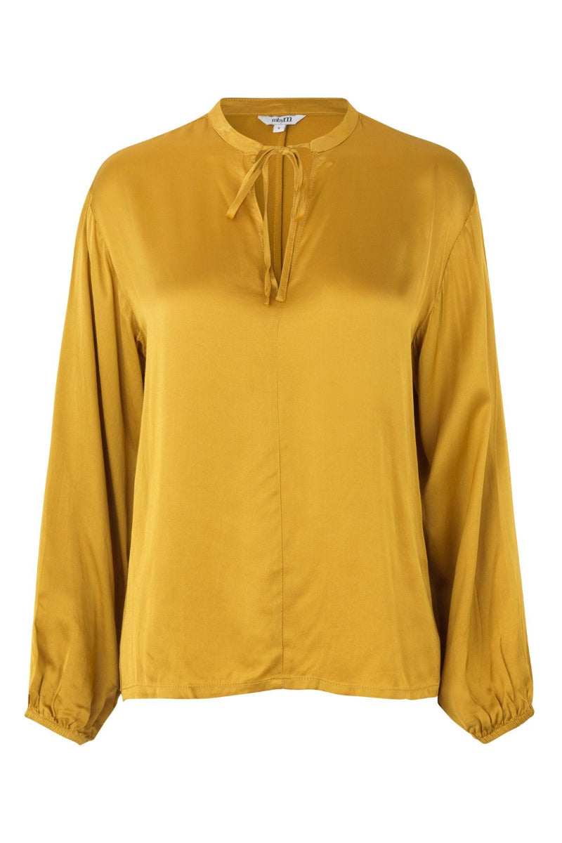 mbyM Lottie blouse, yellow, front view