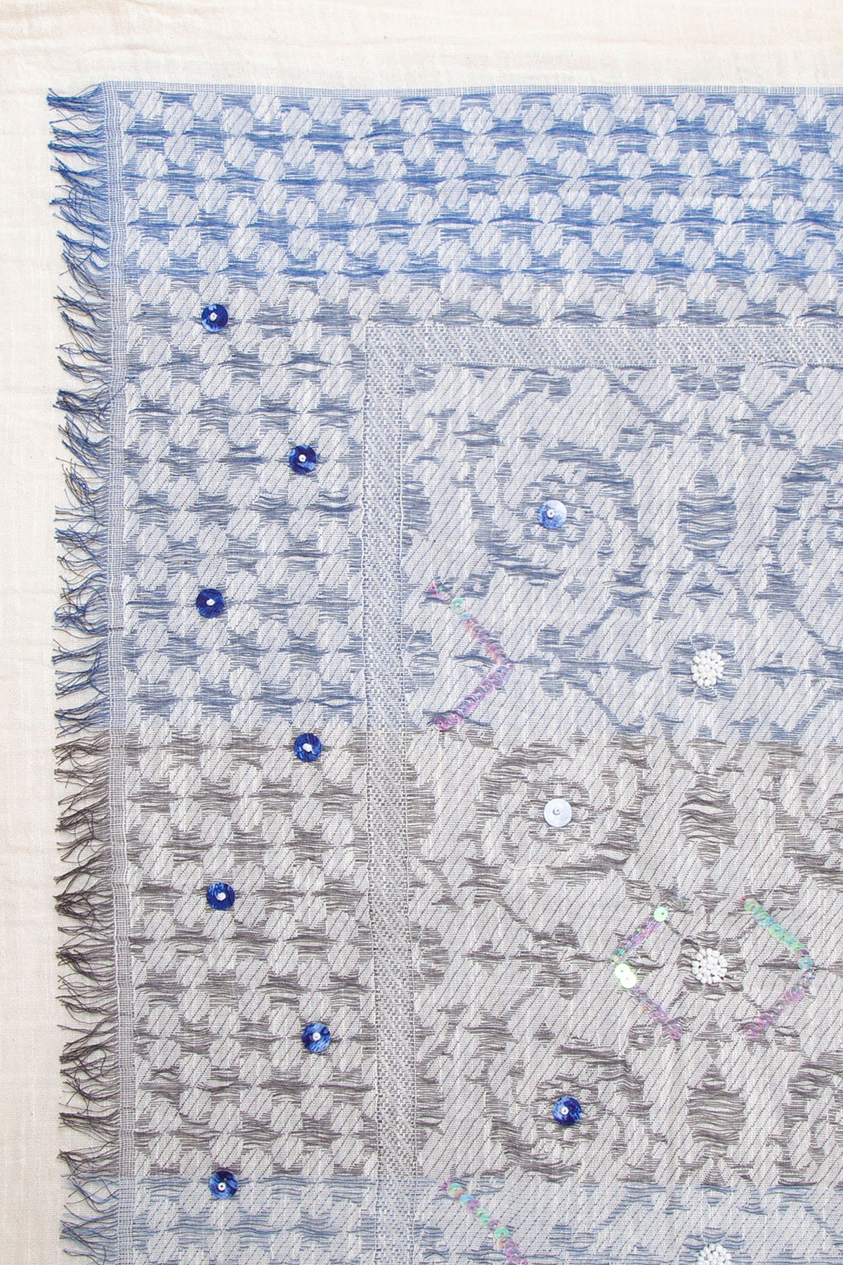 Ombre Scarf, Pale blue