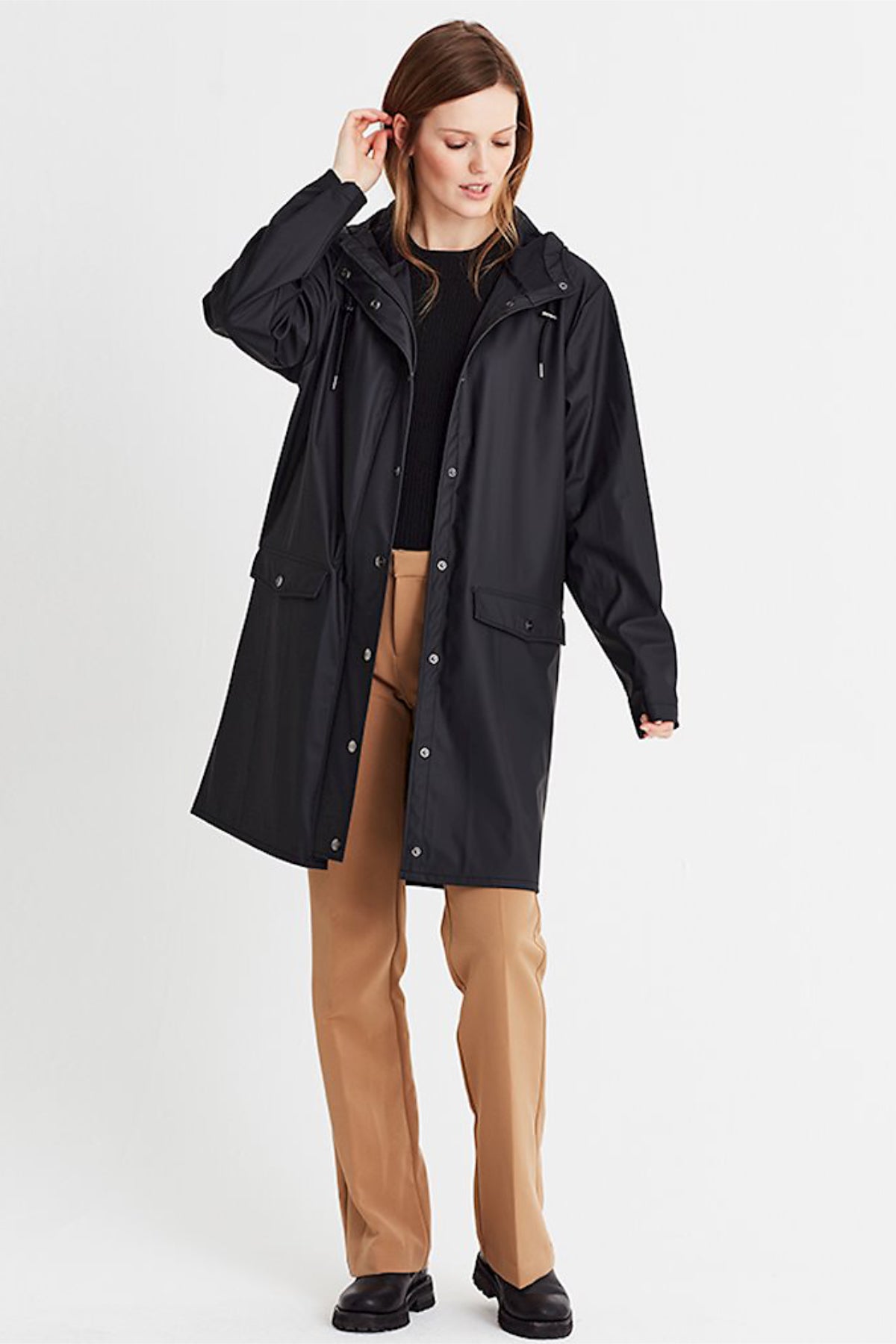 Fabiola coat, black