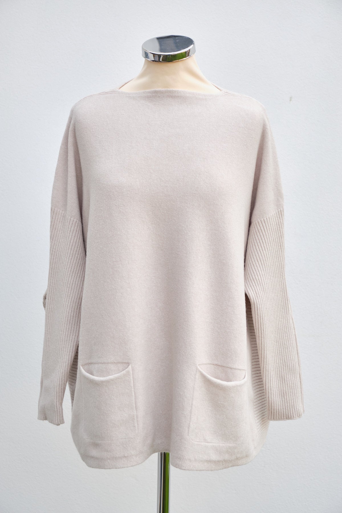 Joss pocket jumper, stone