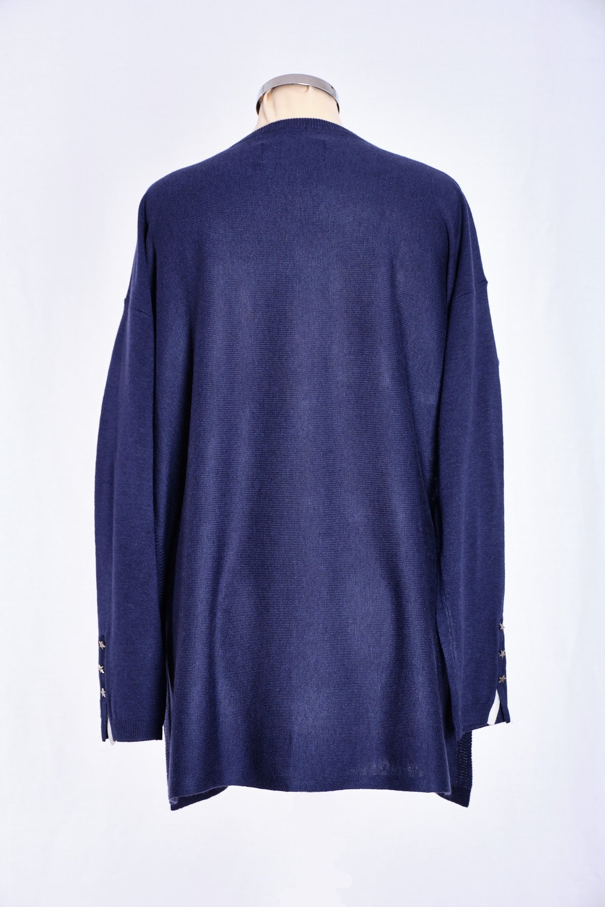 Tunic, star button, navy