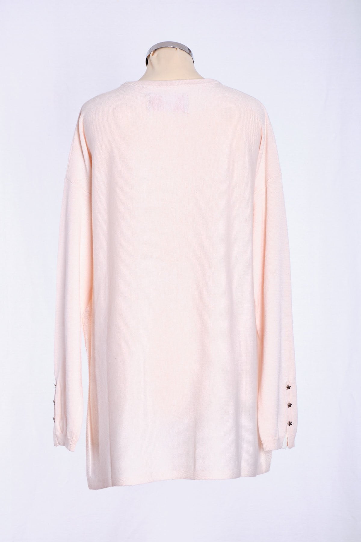 Tunic, star button, shell pink