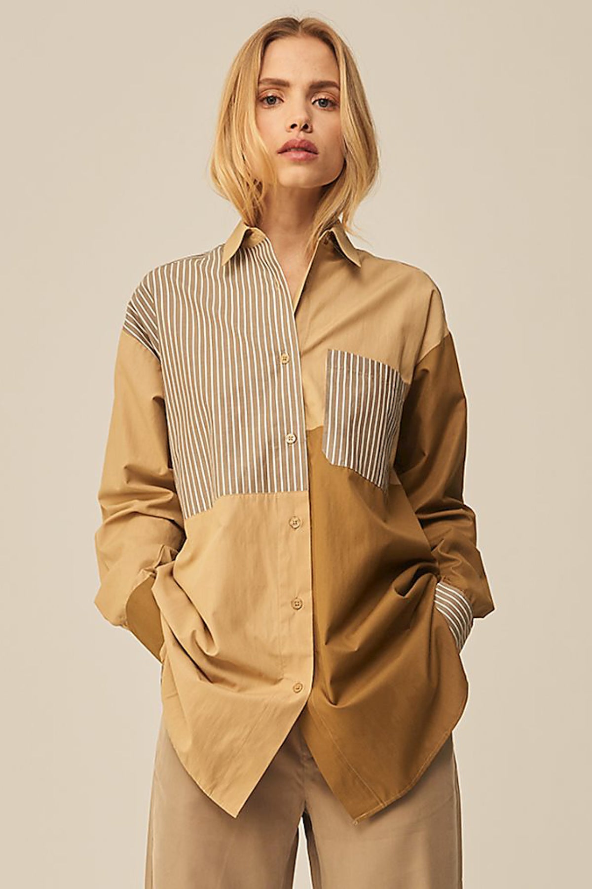 Brisa shirt, tan