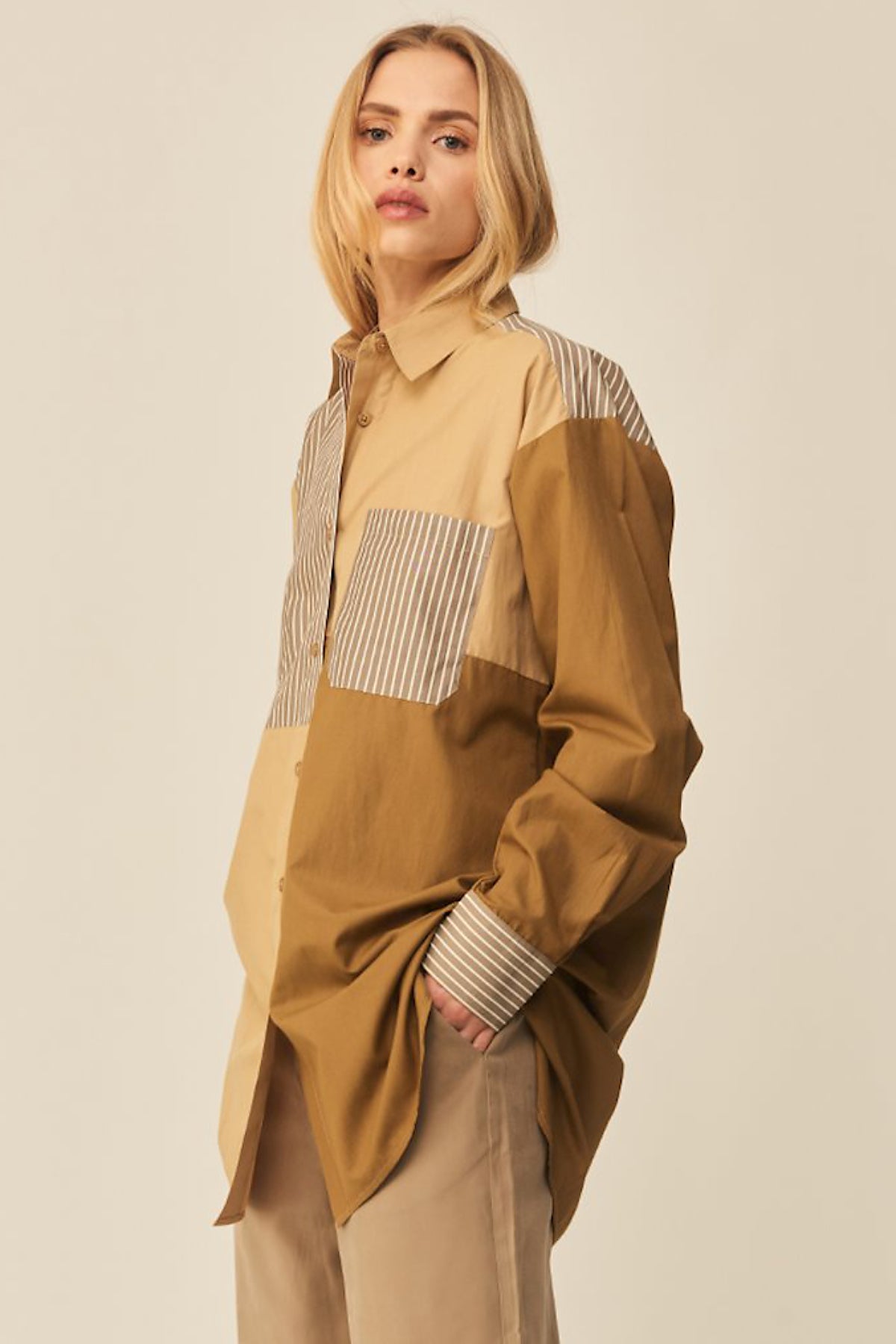 Brisa shirt, tan