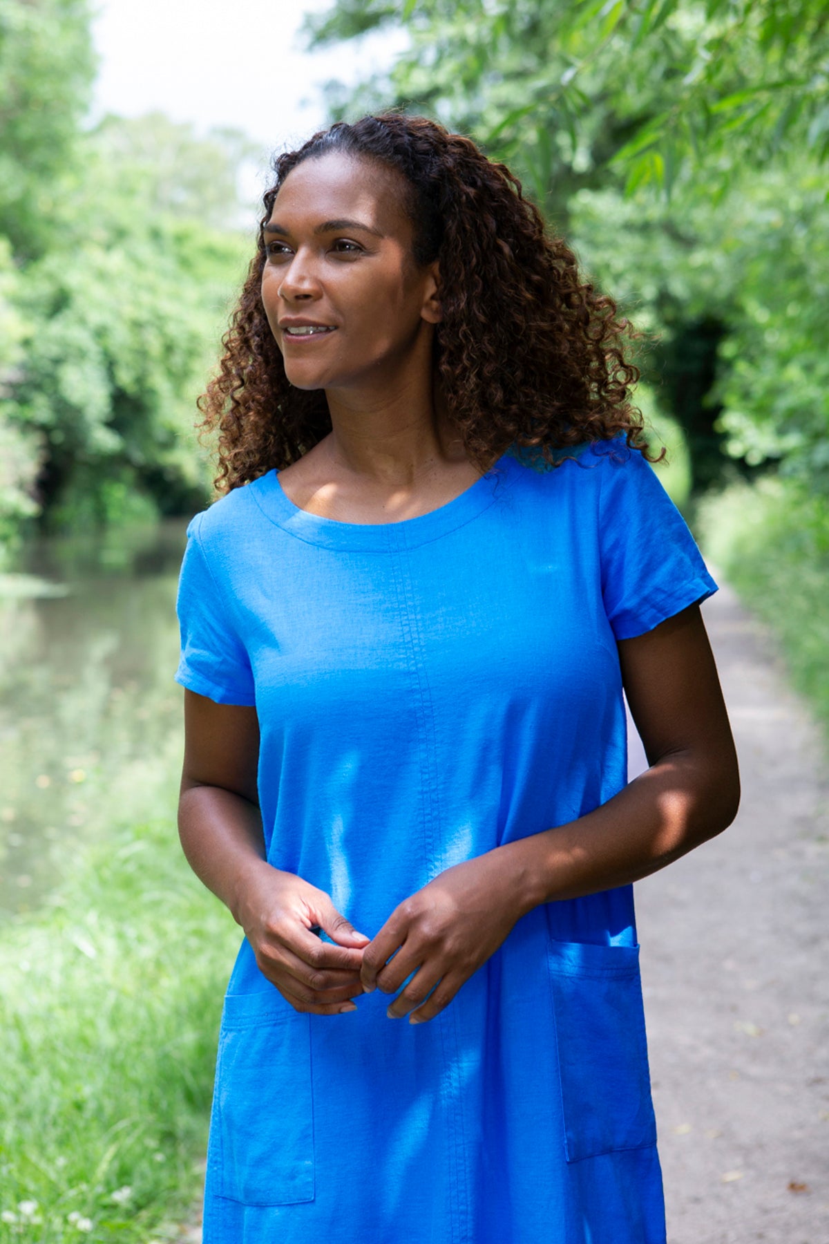 Summer breeze dress, blue