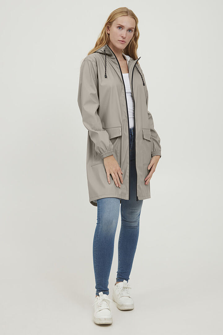 Avan raincoat, stone
