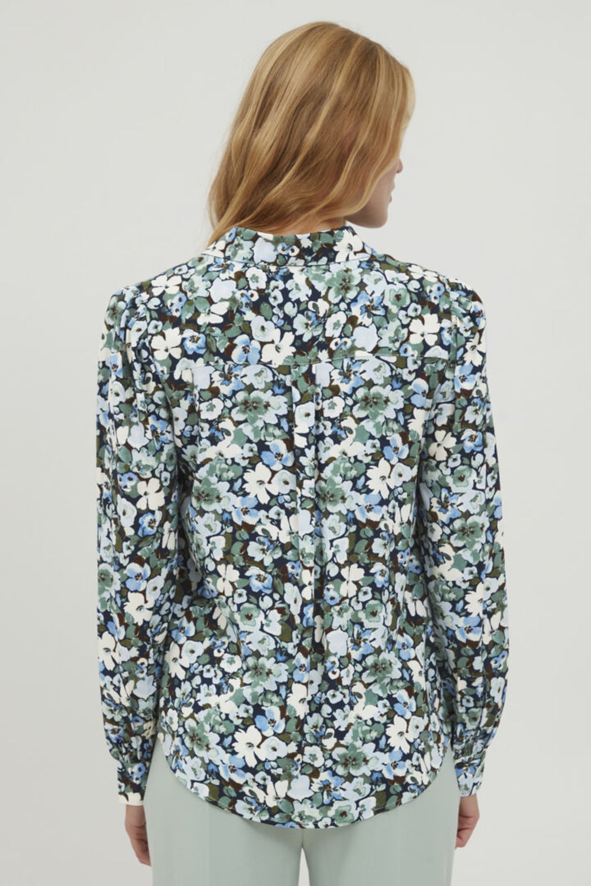 Josa puff shirt, green